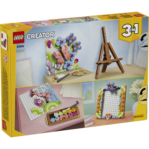 LEGO Creator 31390 — Tablou decorativ cu artă florală – imagine 3