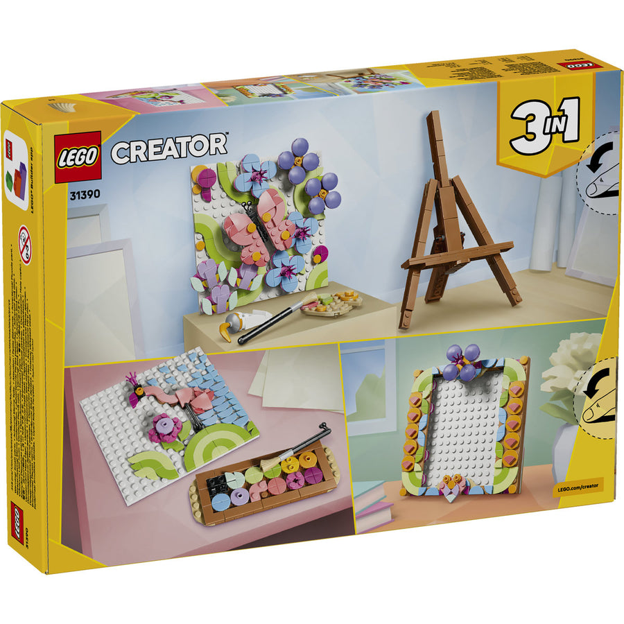 LEGO Creator 31390 — Tablou decorativ cu artă florală – imagine 3