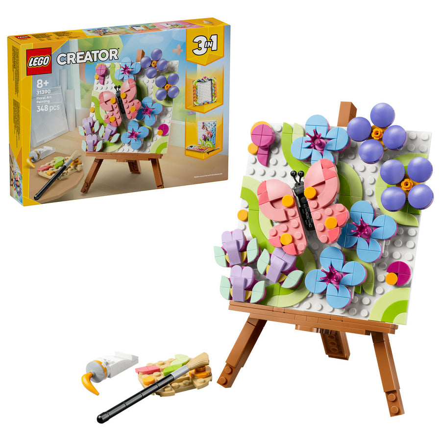 LEGO Creator 31390 — Tablou decorativ cu artă florală – imagine 1