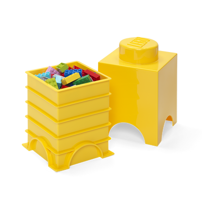 Cutie depozitare LEGO 1 galben