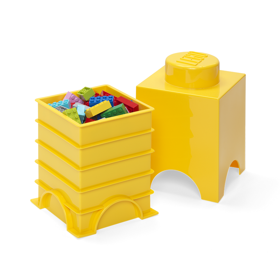 Cutie depozitare LEGO 1 galben