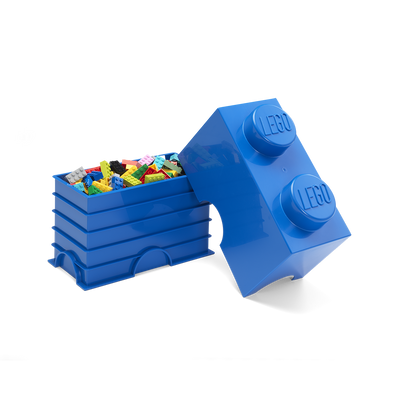 Cutie depozitare LEGO 2 albastru inchis