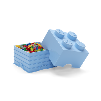 Cutie depozitare LEGO 4 albastru deschis