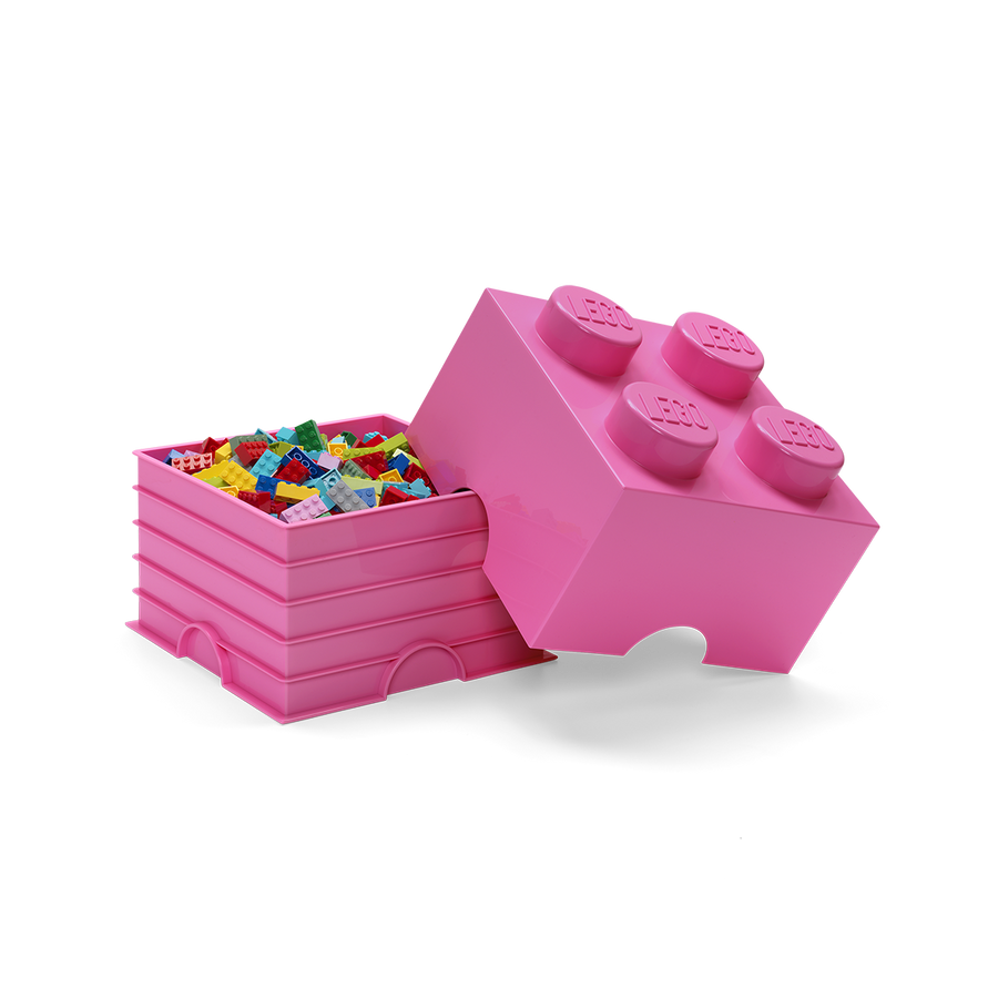 Cutie depozitare LEGO 4 roz