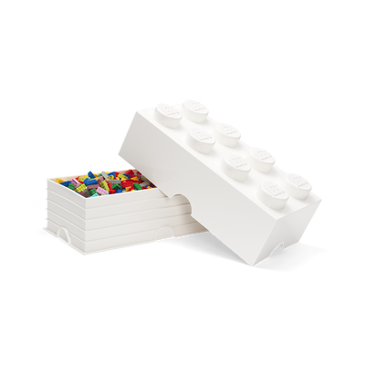 Cutie depozitare LEGO 8 alb