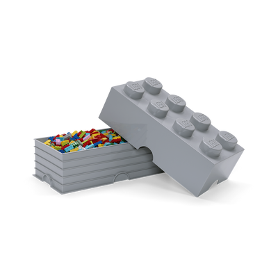 Cutie depozitare LEGO 8 gri