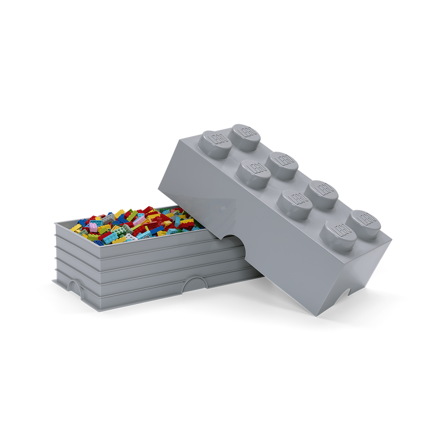Cutie depozitare LEGO 8 gri