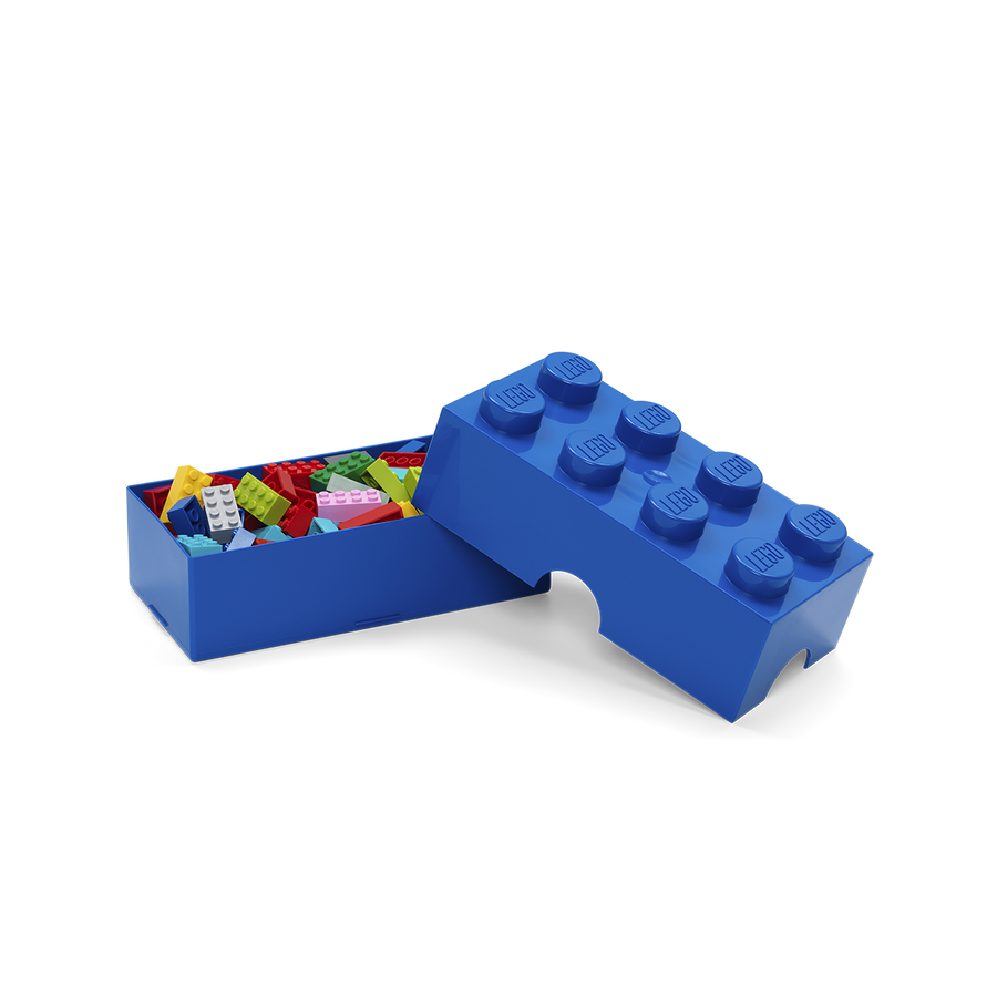 Cutie sandwich LEGO 2x4 albastru