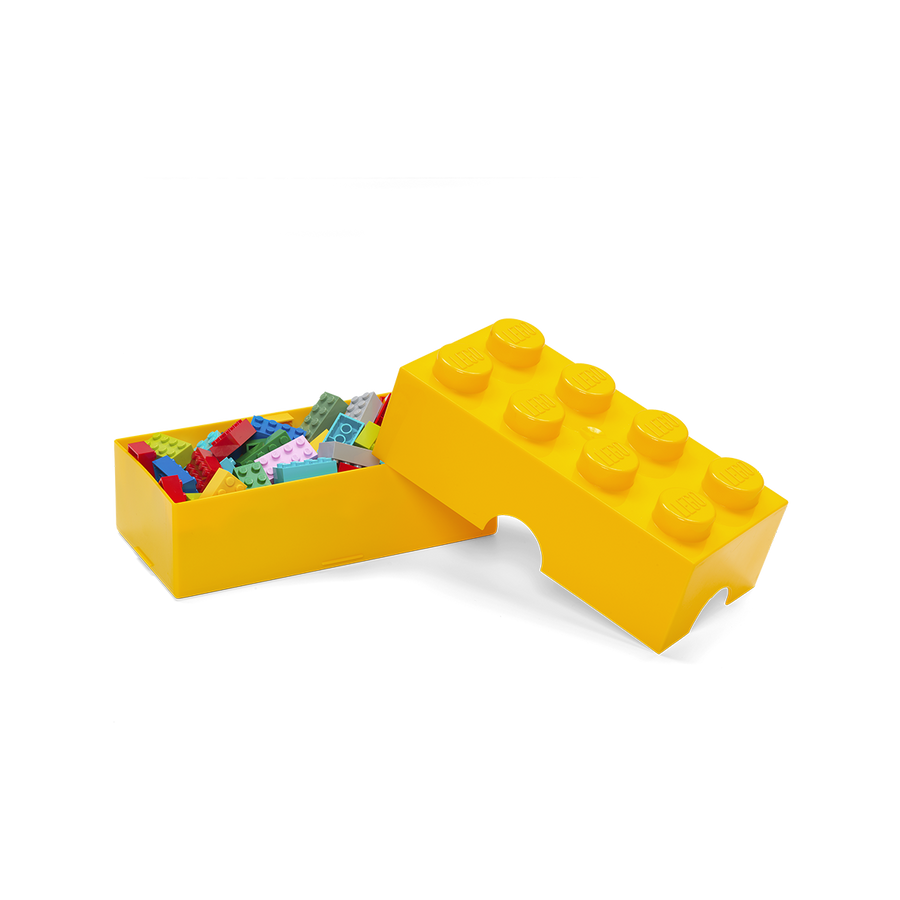 Cutie LEGO pentru sandwich galben