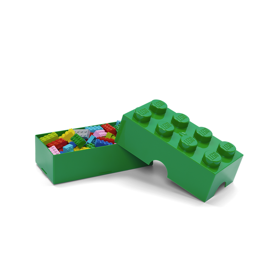 Cutie LEGO pentru sandwich verde inchis