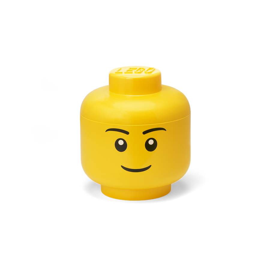 Cutie depozitare S cap minifigurina LEGO baiat