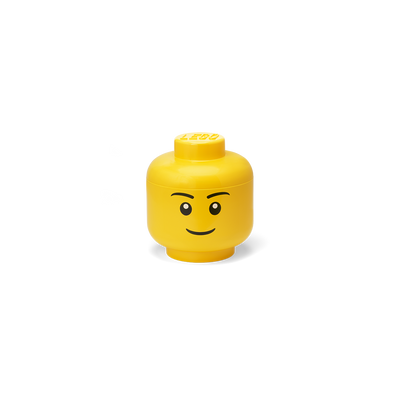Mini cutie depozitare cap minifigurina LEGO baiat