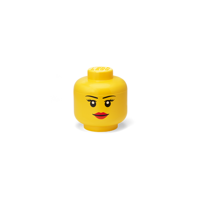 Mini cutie depozitare cap minifigurina LEGO fata