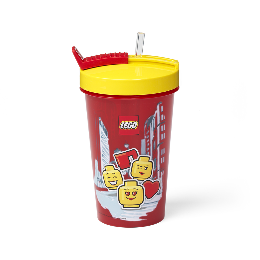 Pahar LEGO Iconic cu pai
