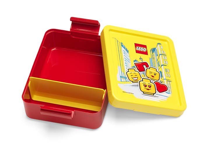 Set pentru pranz LEGO Iconic rosu-galben – imagine 2