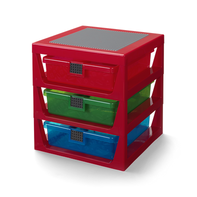 Organizator LEGO cu trei sertare