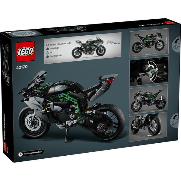 LEGO Technic 42170 — Motocicleta Kawasaki Ninja H2R – imagine 3