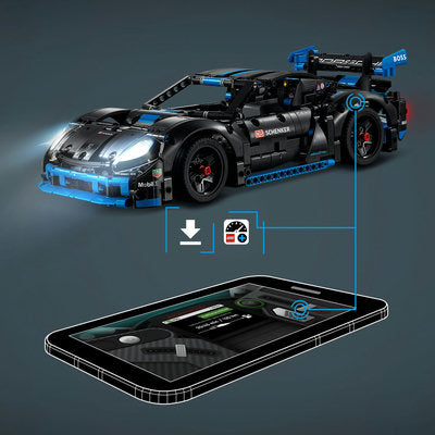 LEGO Technic 42176 — Masina de curse Porsche GT4 e-Performance – imagine 9