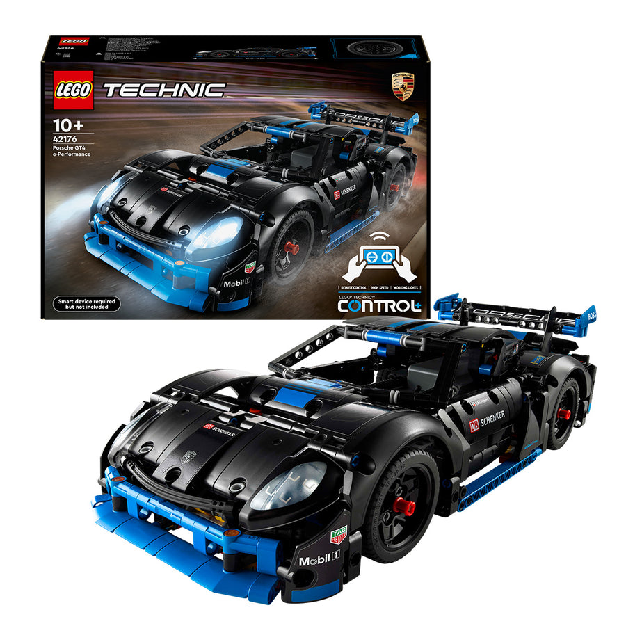 LEGO Technic 42176 — Masina de curse Porsche GT4 e-Performance – imagine 1