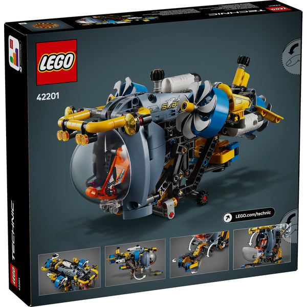 LEGO Technic 42201 — Submarin de cercetare – imagine 3