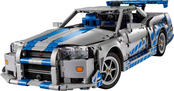 LEGO Technic 42210 — Mașina Nissan Skyline GT-R (R34) din Mai furios, mai iute