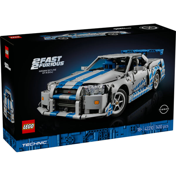 LEGO Technic 42210 — Mașina Nissan Skyline GT-R (R34) din Mai furios, mai iute – imagine 2