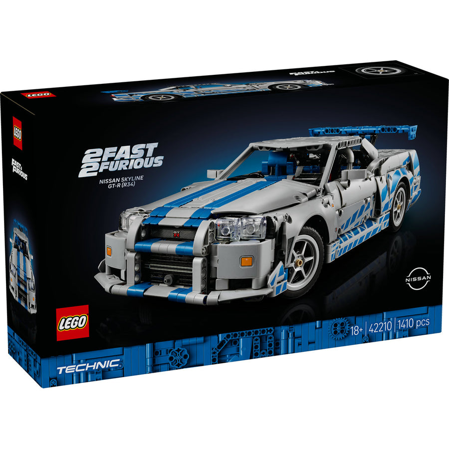 LEGO Technic 42210 — Mașina Nissan Skyline GT-R (R34) din Mai furios, mai iute – imagine 2