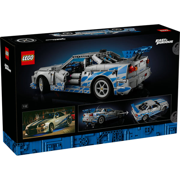LEGO Technic 42210 — Mașina Nissan Skyline GT-R (R34) din Mai furios, mai iute – imagine 3