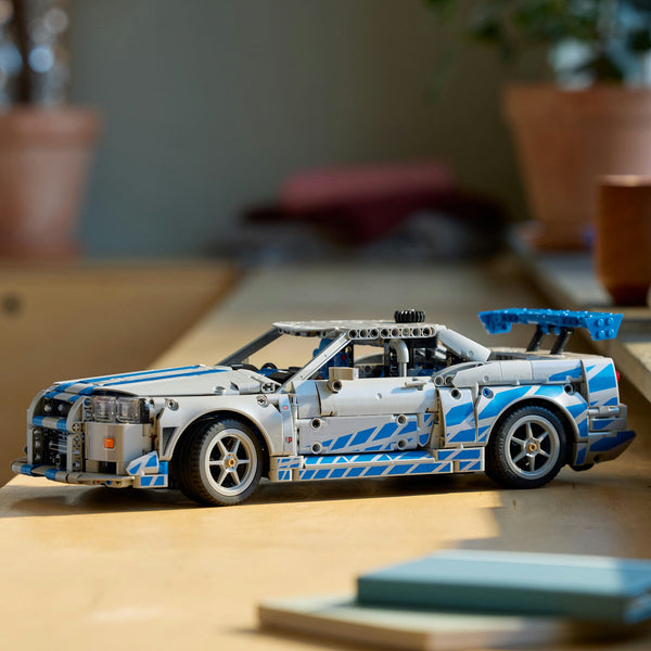 LEGO Technic 42210 — Mașina Nissan Skyline GT-R (R34) din Mai furios, mai iute – imagine 6