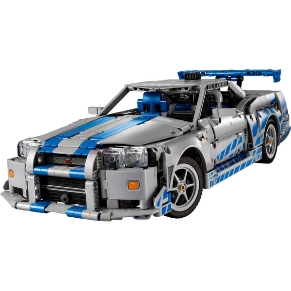 LEGO Technic 42210 — Mașina Nissan Skyline GT-R (R34) din Mai furios, mai iute – imagine 7