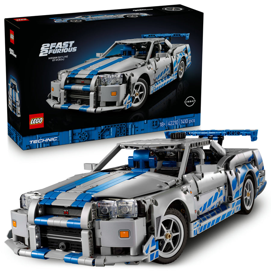 LEGO Technic 42210 — Mașina Nissan Skyline GT-R (R34) din Mai furios, mai iute – imagine 1