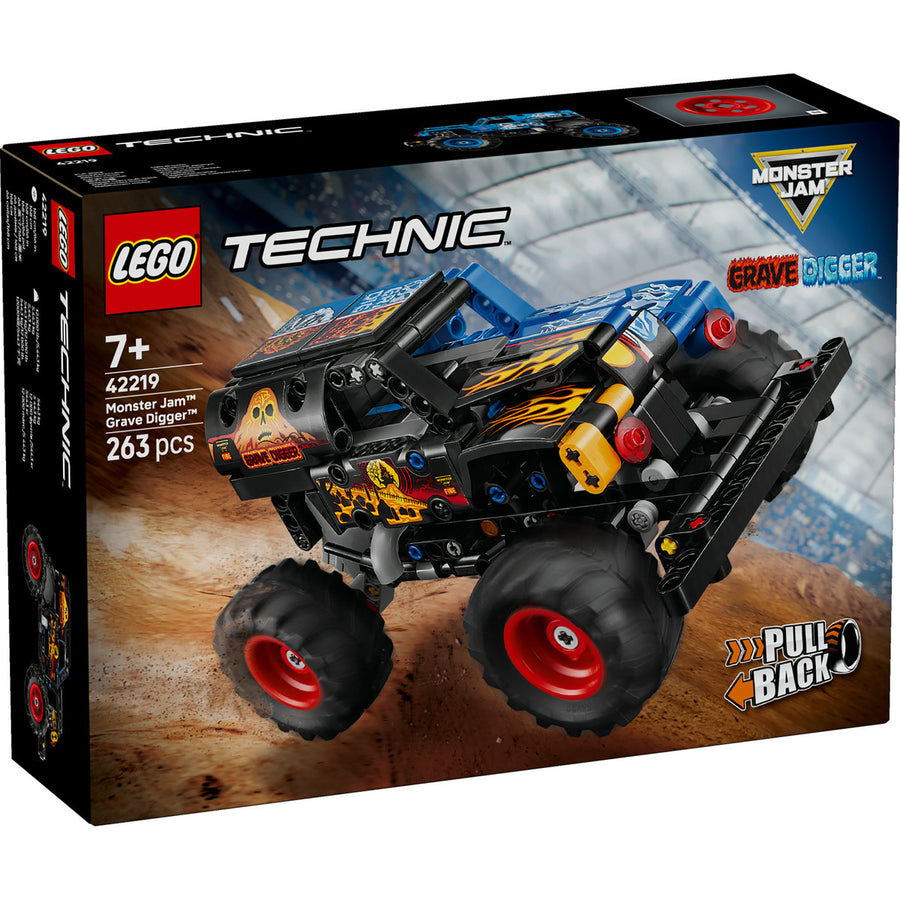 LEGO Technic 42219 — Monster Jam™ Grave Digger™ Foc și gheață – imagine 2