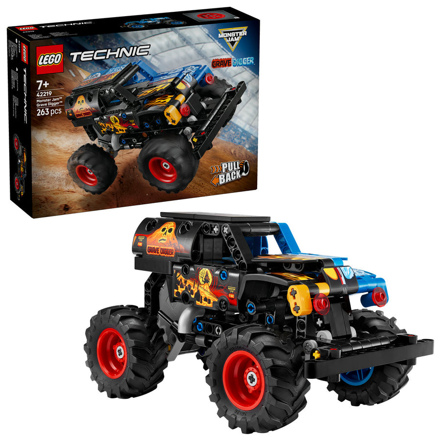LEGO Technic 42219 — Monster Jam™ Grave Digger™ Foc șigheață – imagine 1