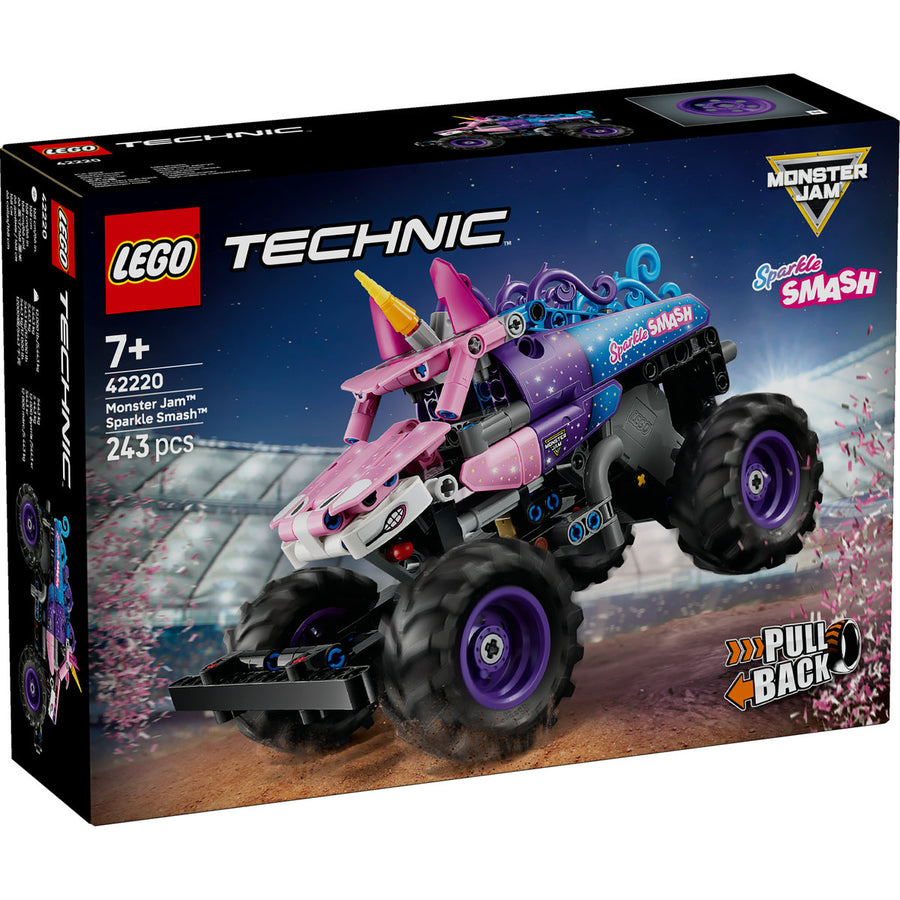 LEGO Technic 42220 — Monster Jam™ Sparkle Smash™ cu motor cu arc – imagine 2