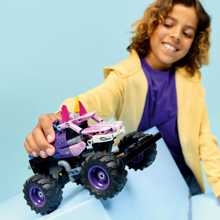 LEGO Technic 42220 — Monster Jam™ Sparkle Smash™ cu motor cu arc – imagine 6