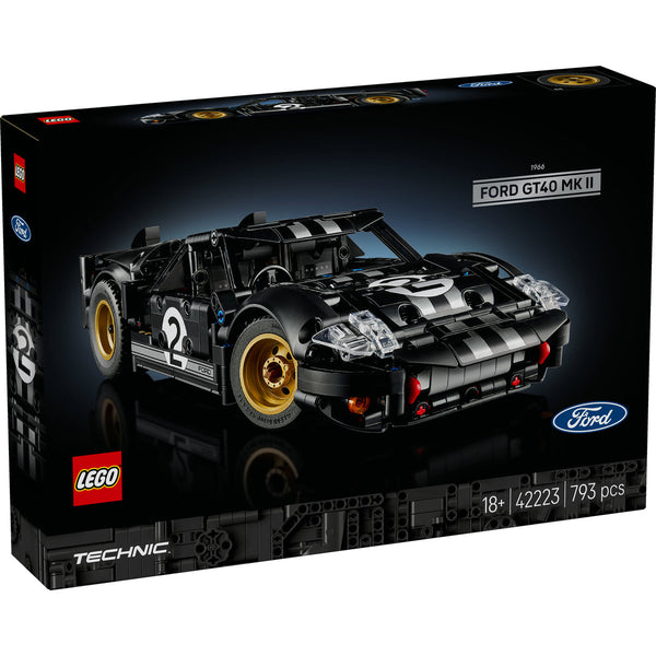 LEGO Technic 42223 — Mașina de curse 1966 Ford GT40 MKII – imagine 2