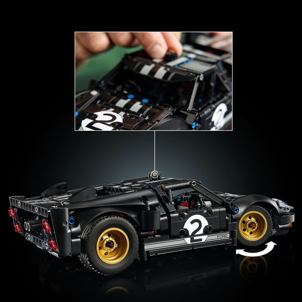 LEGO Technic 42223 — Mașina de curse 1966 Ford GT40 MKII – imagine 5