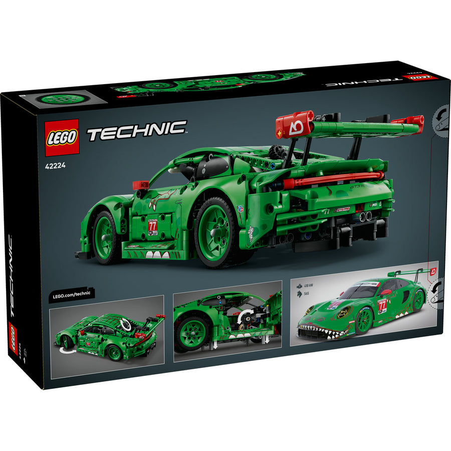 LEGO Technic 42224 — Mașina Porsche 911 GT3 R REXY AO Racing – imagine 3