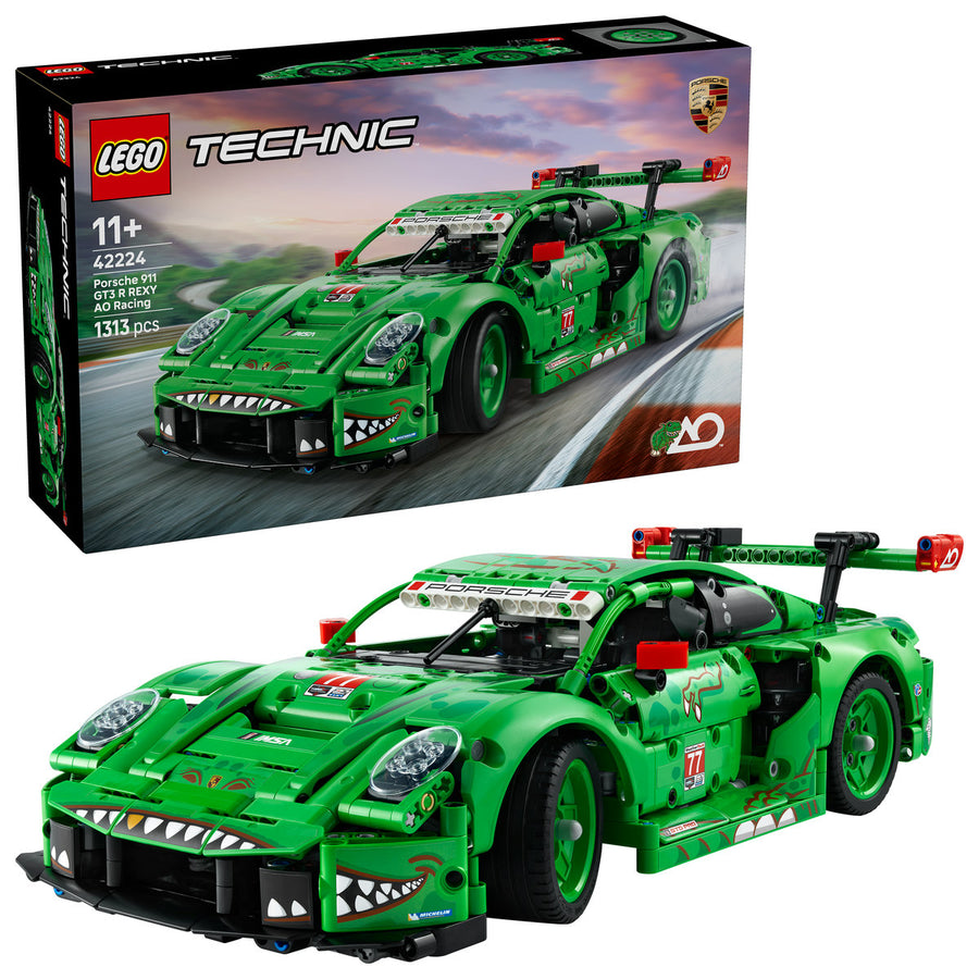LEGO Technic 42224 — Mașina Porsche 911 GT3 R REXY AO Racing – imagine 1