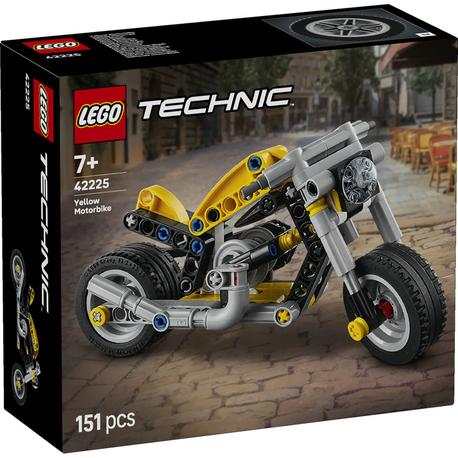 LEGO Technic 42225 — Motocicletă galbenă – imagine 2