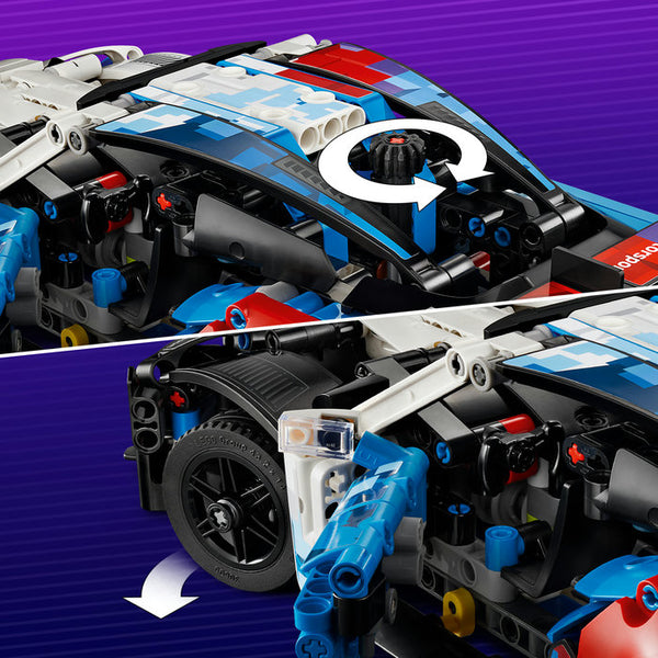 LEGO Technic 42226 — Mașina de curse BMW M4 GT3 EVO – imagine 6