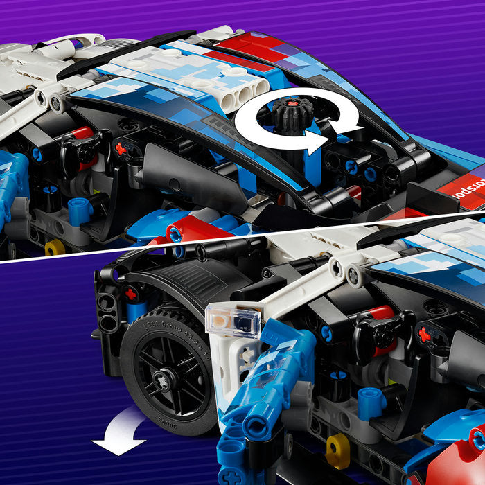 LEGO Technic 42226 — Mașina de curse BMW M4 GT3 EVO – imagine 6