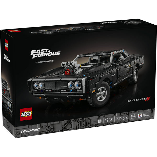 LEGO Technic 42231 — Mașina Dodge Charger R/T din Fast and Furious – imagine 2