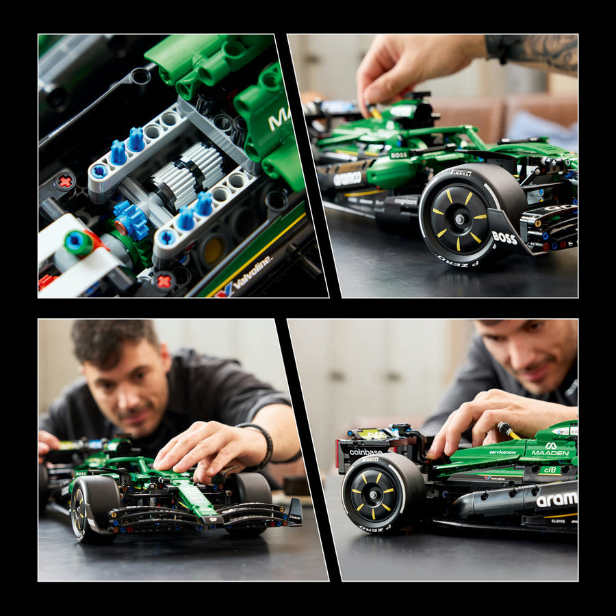 LEGO Technic 42240 — Masina F1 Aston Martin Aramco AMR25 – imagine 7