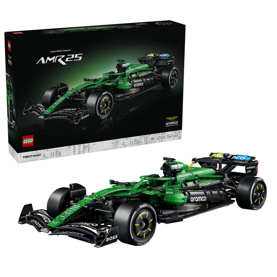 LEGO Technic 42240 — Masina F1 Aston Martin Aramco AMR25 – imagine 1