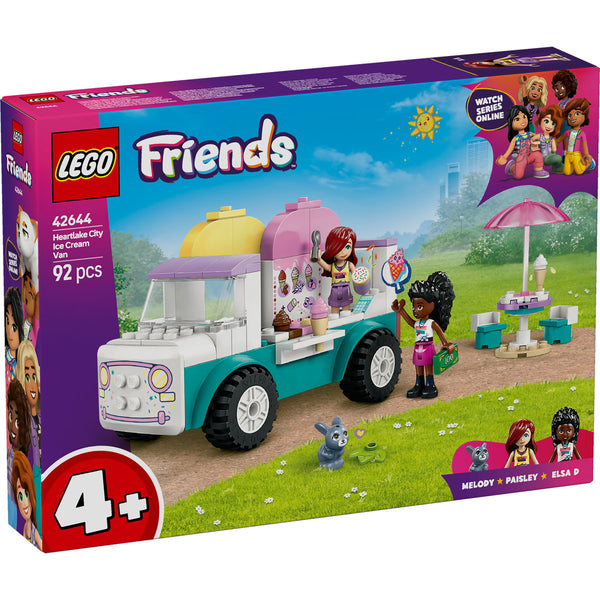 LEGO Friends 42644 — Furgoneta de înghetata în orasul Heartlake – imagine 2