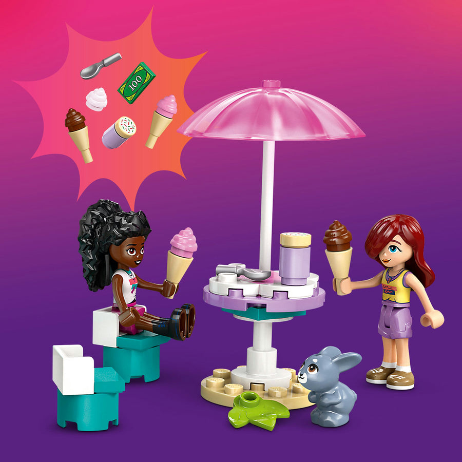 LEGO Friends 42644 — Furgoneta de înghetata în orasul Heartlake – imagine 5