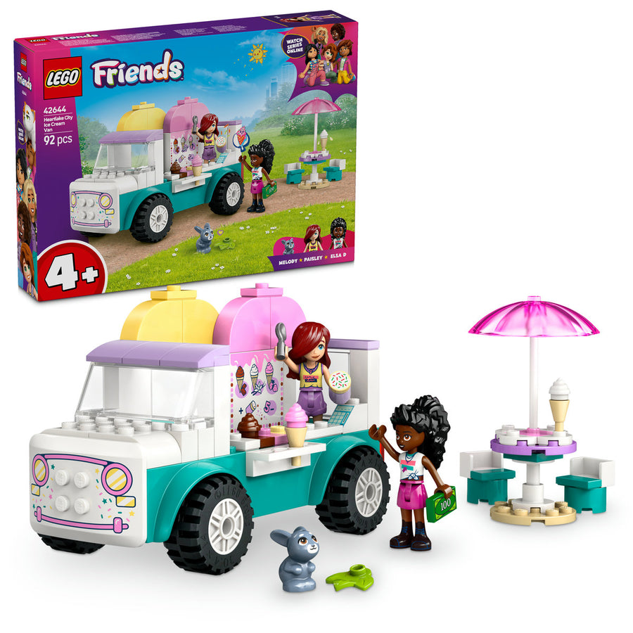 LEGO Friends 42644 — Furgoneta de înghetata în orasul Heartlake – imagine 1