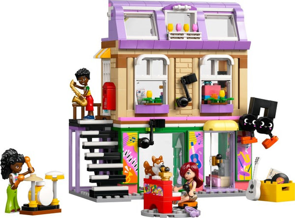 LEGO Friends 42653 — Magazin de muzică și apartament