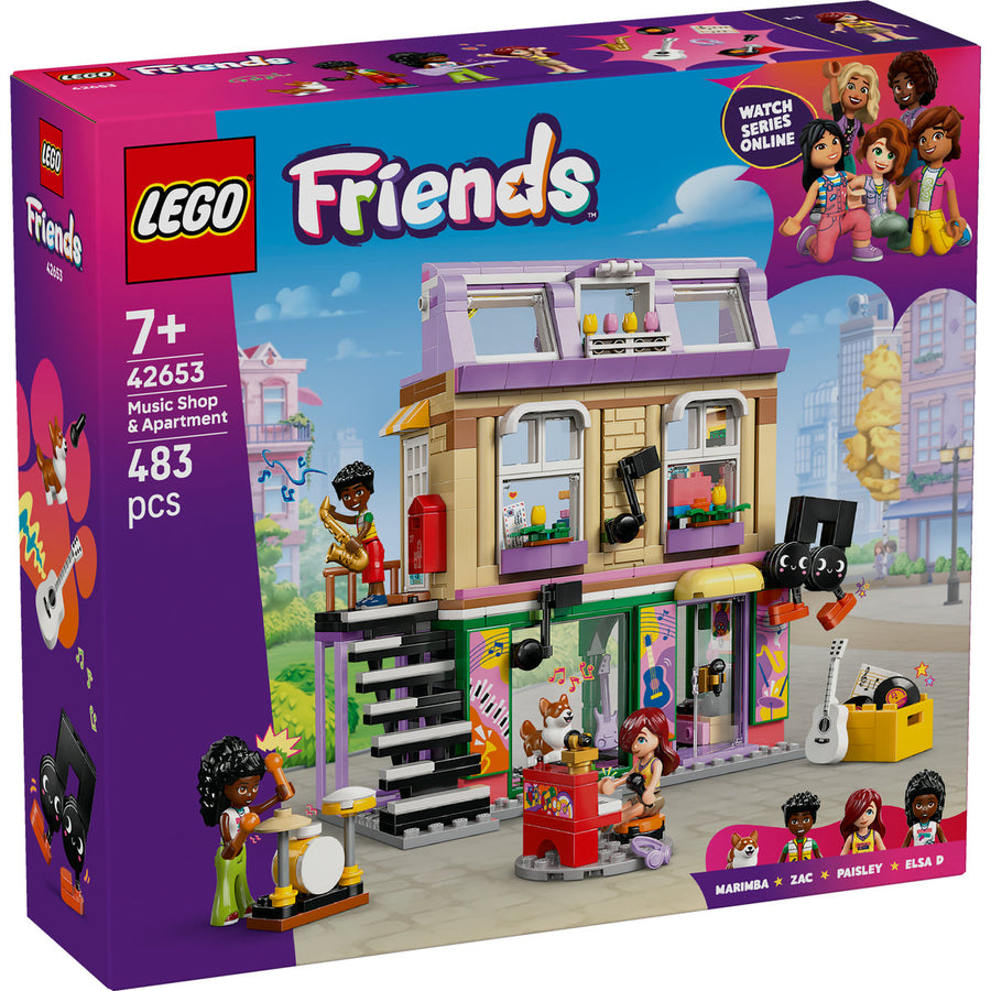 LEGO Friends 42653 — Magazin de muzică și apartament – imagine 2